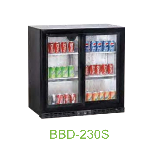 BACKBAR - Fan cooling with sliding door