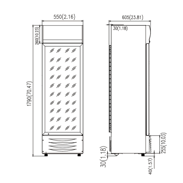 Beverage cooler - Static cooling