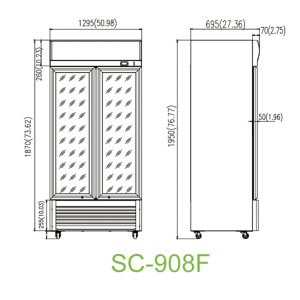 Beverage cooler - Ventitaled cooling