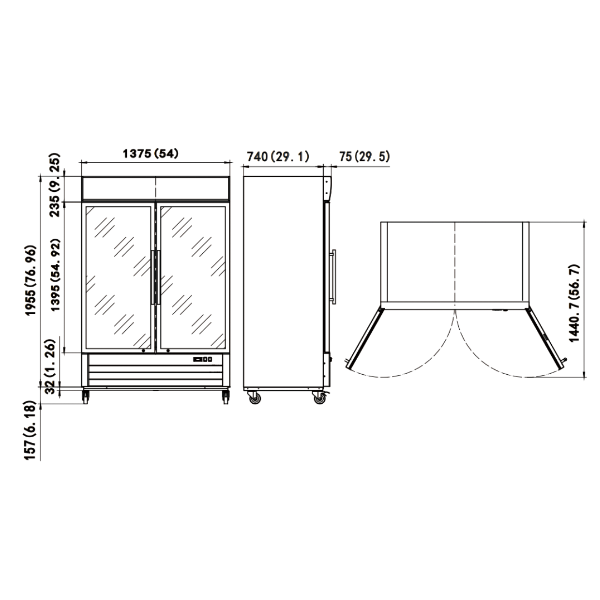 Merchandiser-Freezer