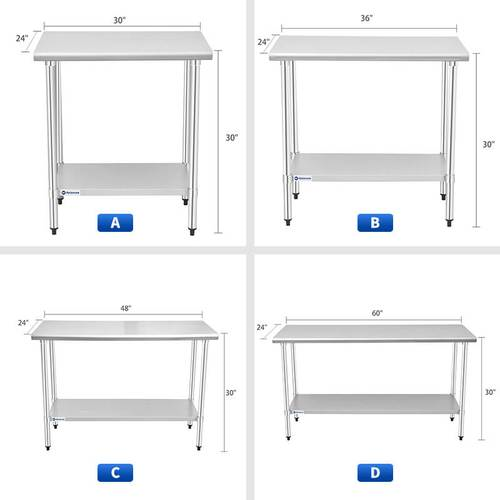 Stainless Steel Table for Prep & Work