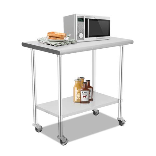 Stainless Steel Workbench (Wheel type)