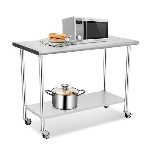 Stainless Steel Workbench (Wheel type)