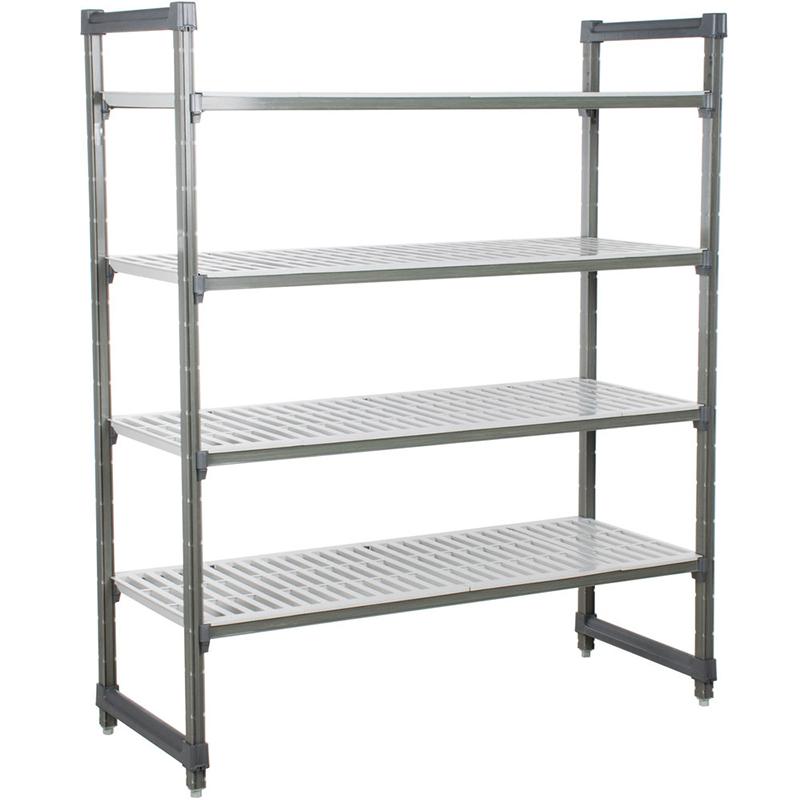 Camshelving Elements Vented 4-Shelf Stationary Starter Unit